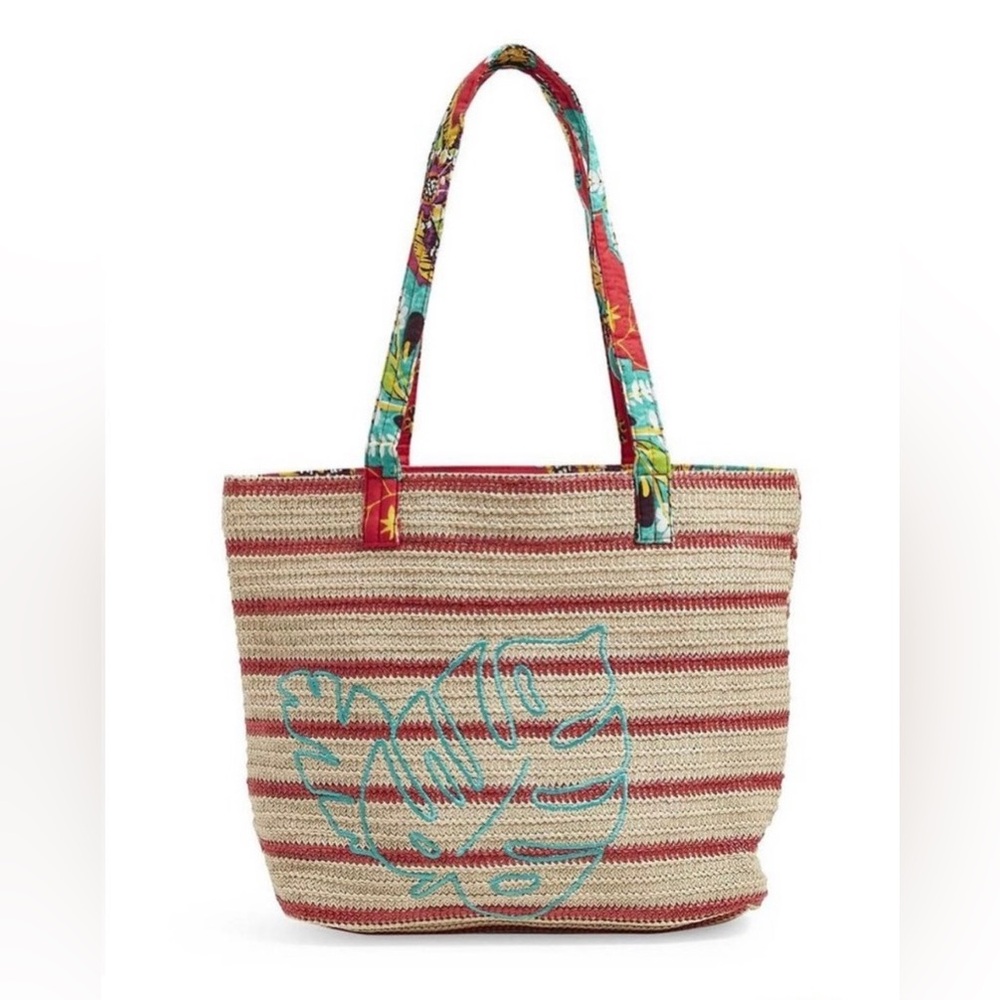 Vera Bradley Beach Straw Rumba Tote